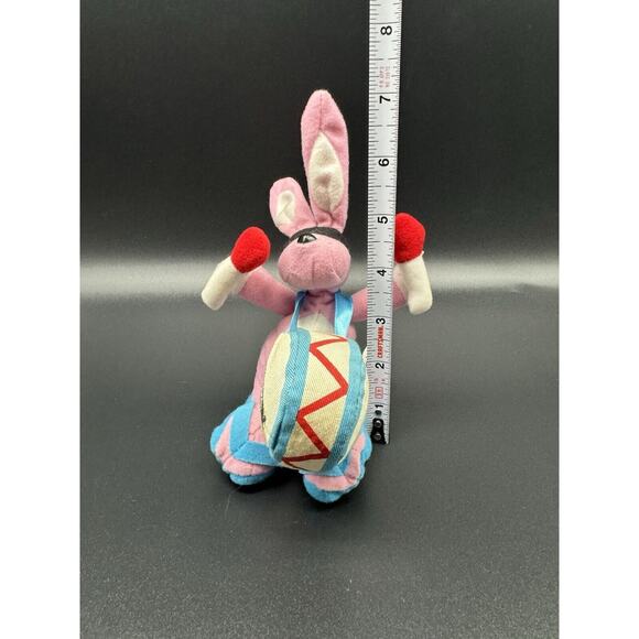 Vintage 1997 Eveready Energizer Battery Bunny 7" Beanbag Plush READ DESCRIPTION - Picture 5 of 10